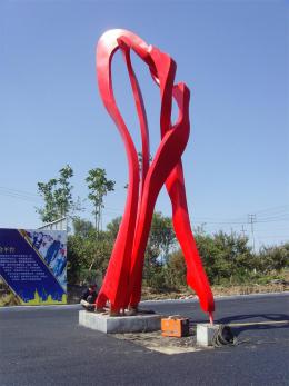 hj1730 不銹鋼雕塑—舞_青島國際服裝城不銹鋼雕塑、石雕、玻璃鋼雕塑_濱州宏景雕塑有限公司